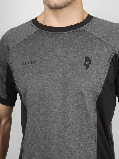 Creed Hercules Fit – Grey Melange T-Shirt